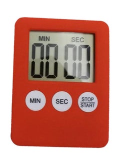Digital Kitchen Cooking Timer Countdown for with Large Number Display 99 Minutes 59 Seconds Setting Red 7.2*1*5.5cm