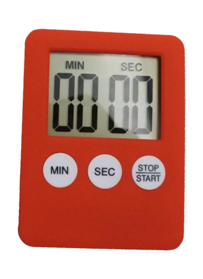 NIBEMINENT - Digital Kitchen Cooking Timer Countdown for with Large Number Display 99 Minutes 59 Seconds Setting Red 7.2*1*5.5cm - Image 1