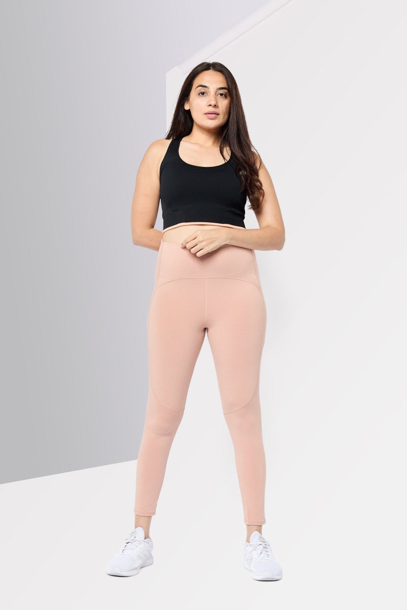 Adidas by Stella McCartney Women Sportswear Fit Training Leggings, Dusty Rose - Image 2