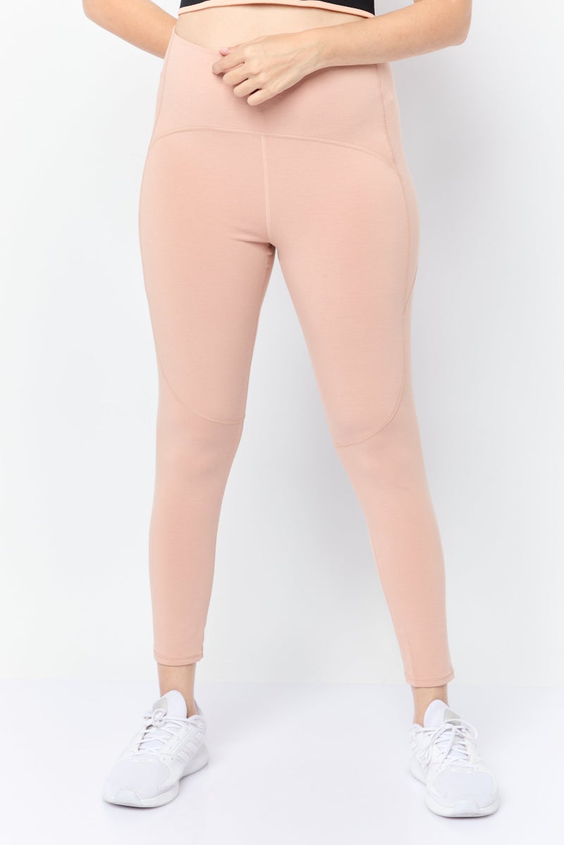Adidas by Stella McCartney Women Sportswear Fit Training Leggings, Dusty Rose - Image 1