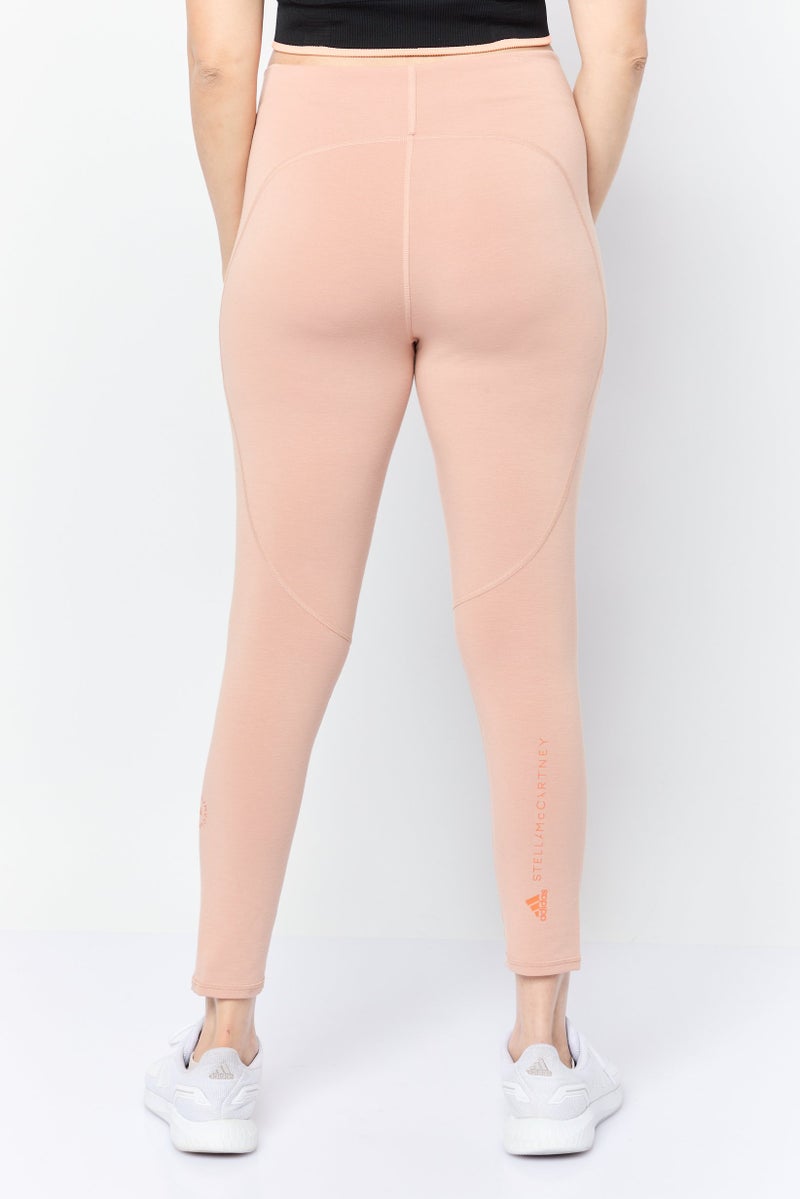 Adidas by Stella McCartney Women Sportswear Fit Training Leggings, Dusty Rose - Image 4