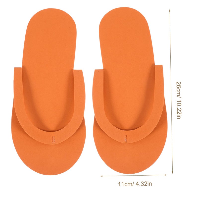 24 Pairs Disposable EVA Foam Pedicure Slippers For Salon Beach Party Guest Footwear - Image 3