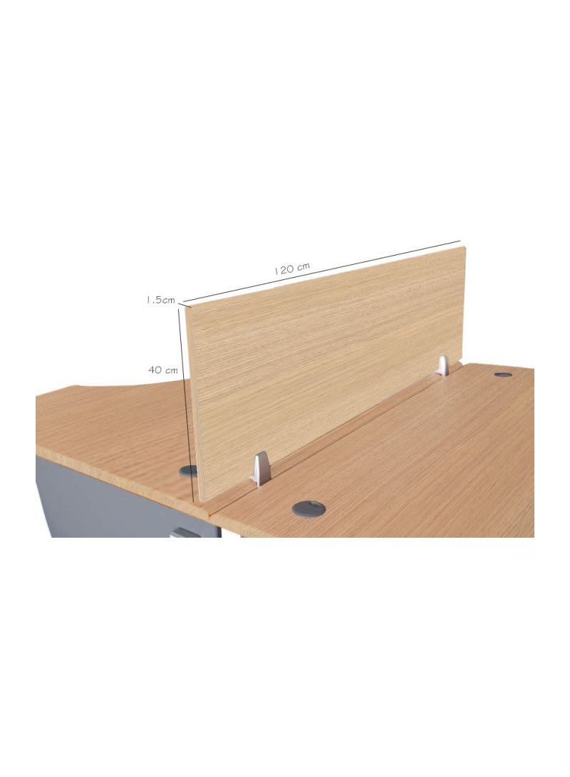 Mahmayi Mahmayi Deler 120 Oak Wood Divider Panel  - Image 2