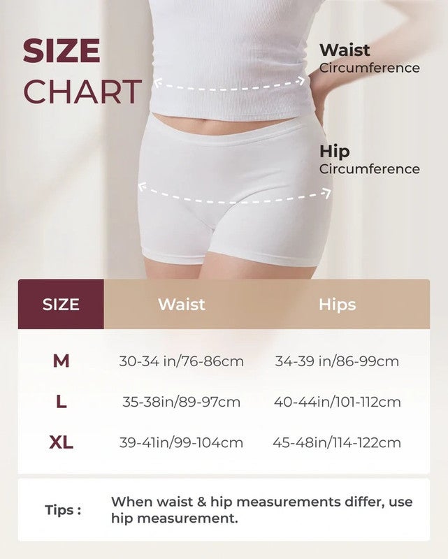 Momcozy 100% Cotton Disposable Postpartum Boxer Briefs, Size XL, Pack Of 7, White - Image 5