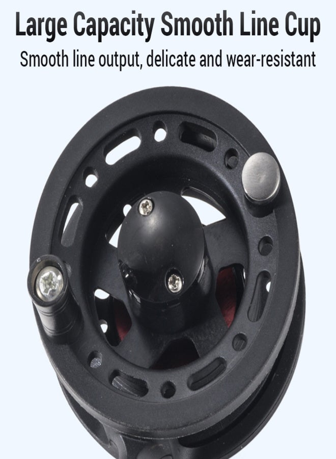 Lizard Fly Fishing Reel Front Fishing Reel50mm/60mm Hand Rod Reel Ice Fishing Reel - Image 3