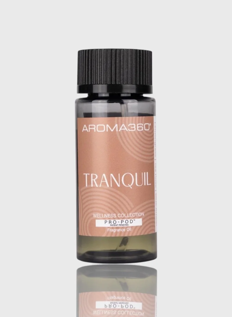 AROMA360 Tranquil Pro-Pod Oil Blend - Hotel Inspired for Luxury Essential Oil Diffusers - Aromatherapy Scent Diffuser Oil - Lemongrass, Tea Rose, and Blue Amber  - 500 mL, 16.9 fl oz