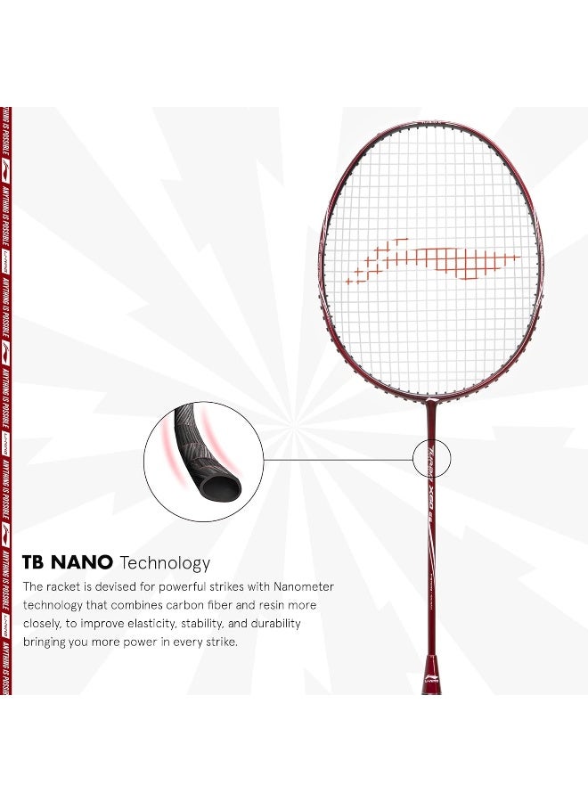 Li-Ning Turbo X 60 G5 Carbon Fibre Strung Badminton Racket with Free Full Cover - Image 1