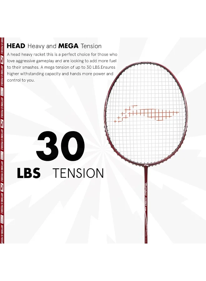 Li-Ning Li-Ning Turbo X 60 G5 Carbon Fibre Strung Badminton Racket with Free Full Cover