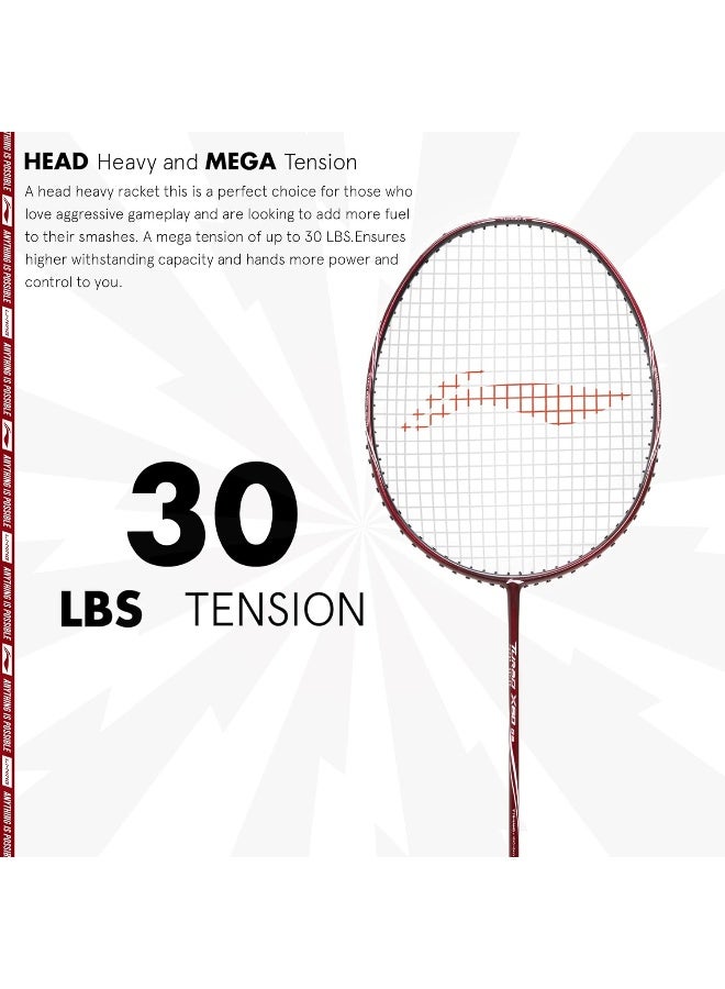 Li-Ning Turbo X 60 G5 Carbon Fibre Strung Badminton Racket with Free Full Cover - Image 5