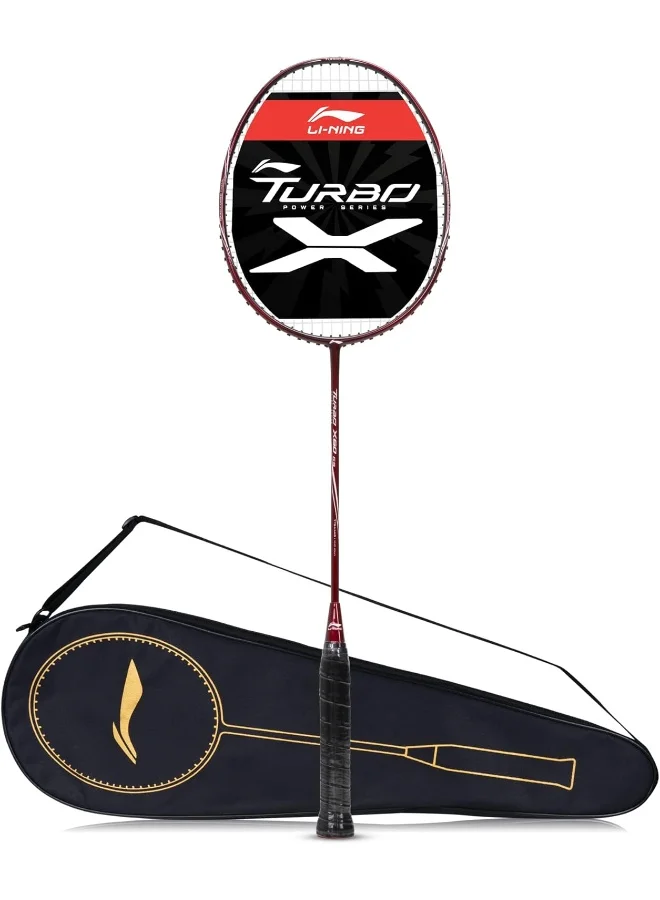 Li-Ning Li-Ning Turbo X 60 G5 Carbon Fibre Strung Badminton Racket with Free Full Cover