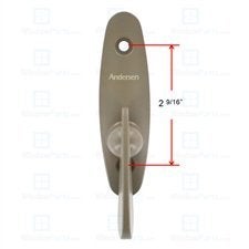 Andersen Tribeca Style - Gliding Door Thumb Latch - Stone Color - Image 2