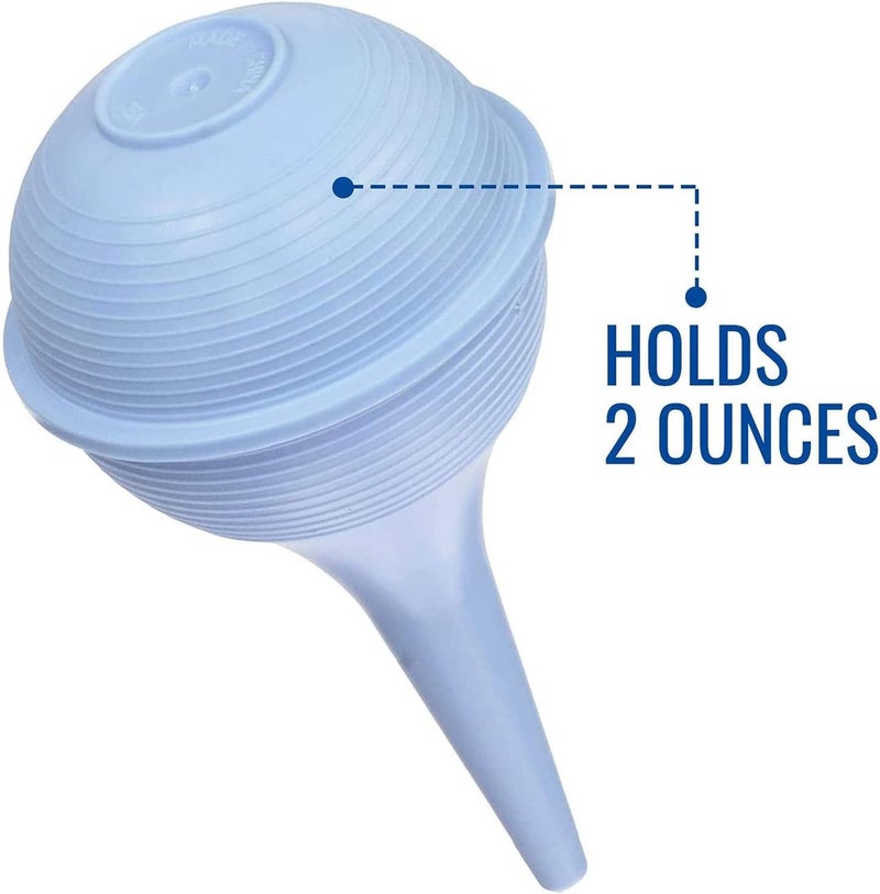 DMI Reusable Nasal Aspirator for Baby & Ear Bulb Syringe for Infant - Gentle Mucus Removal Suction to Clear Airway & Nasal | Baby Congestion Relief Nose Sucker for Baby - Image 4
