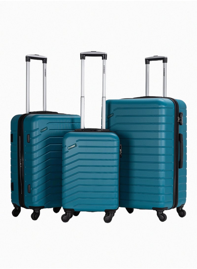 Stargold - Suitcase Set of 3 PCS ABS Hardside Travel Luggage Bag - Image 1