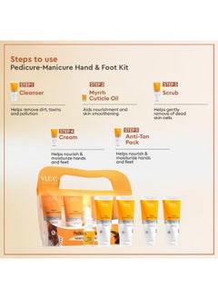 VLCC VLCC Pedicure-Manicure Hand & Foot Kit((150gm+60ml))  - Image 4