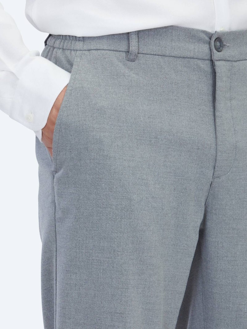 Kip Grey Weaving Jogging Fit Casual Trousers - Image 4