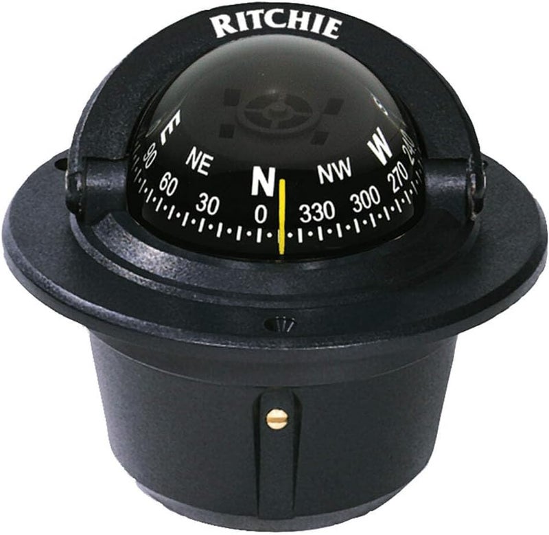 Ritchie Navigation F-50 Explorer Flush Mount Compass - Black - Image 1