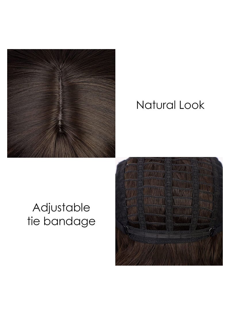 إستيل شعر مستعار مقاوم للحرارة من ألياف Eestelle ، ذو مظهر طبيعي ، مجعد ، مموج ، مستقيم ، طويل ، قصير ، أسود ، بني ، من أجل الحفلات التنكرية للاستخدام اليومي ، شعر مستعار اصطناعي بديل للنساء الموضة - Image 4