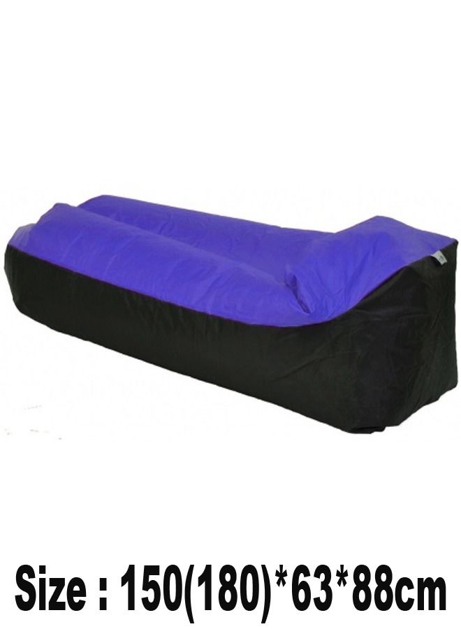 fashionhome Modern Waterproof Inflatable Outdoor Portable Camping Living Room Sofa Cushion Bed Lounge Chair 180x63x88 cm - Image 3