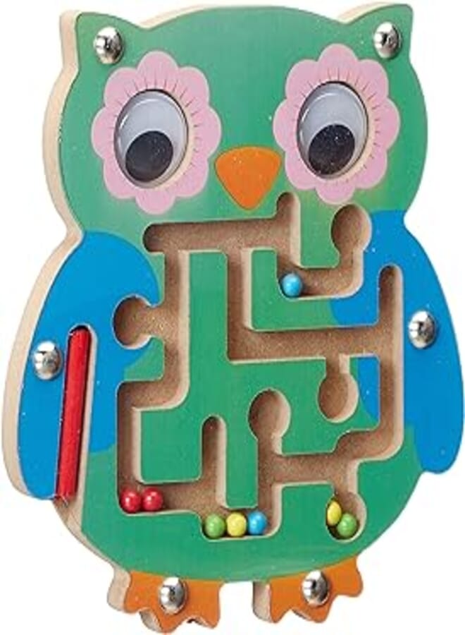 Magnatic Ball Toy Inform Of Owl For Unisex-multi size
