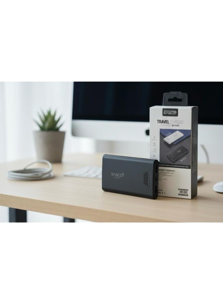 شاحن محمول للسفر – شاحن صغير الحجم للغاية مزود بمنفذي USB-A للشحن السريع لتوافق عالمي - Image 4