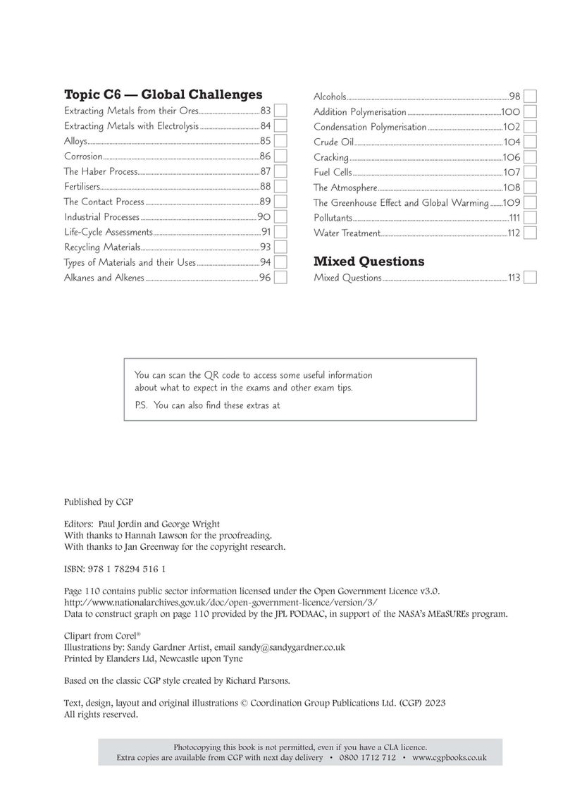 null - New GCSE Chemistry OCR Gateway Exam Practice Workbook - Image 1