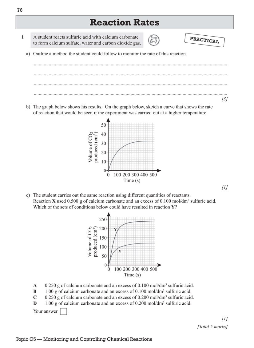 null - New GCSE Chemistry OCR Gateway Exam Practice Workbook - Image 1