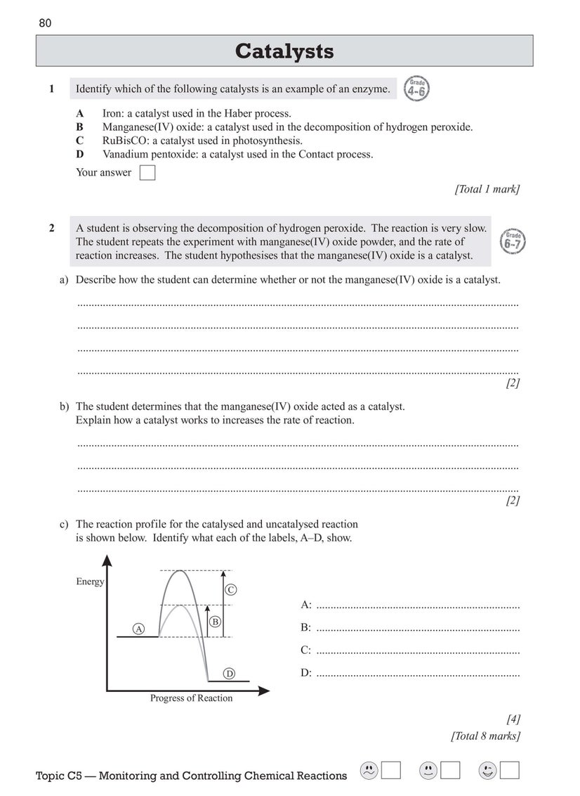 null - New GCSE Chemistry OCR Gateway Exam Practice Workbook - Image 1