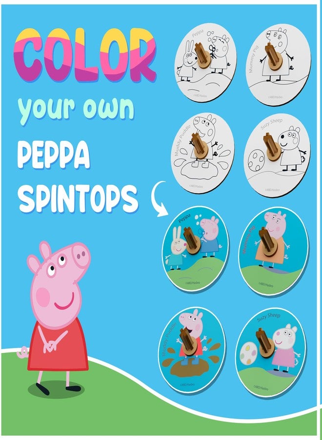 ThinkerPlace بلابل دوارة من ثينكر بليس بتصميم بيبا بيج | تعلم التوازن والحركة | ابنِ، لوّن، والعب بشخصيات بيبا بيج | لعبة تعليمية في مجالات العلوم والتكنولوجيا والهندسة والرياضيات للأطفال من عمر 3 إلى 5 سنوات فما فوق | عبوتان - Image 3