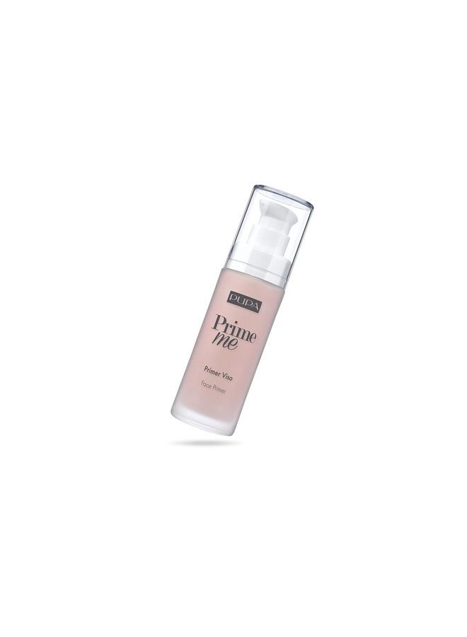 PUPA Milano Prime Me Perfecting Face Primer - Pre Make-Up Face Base - Visibly Minimises Expression Lines, Pores And Imperfections - Lightweight Texture - For All Skin Types - 001 Universal - 1.01 Oz - Image 1