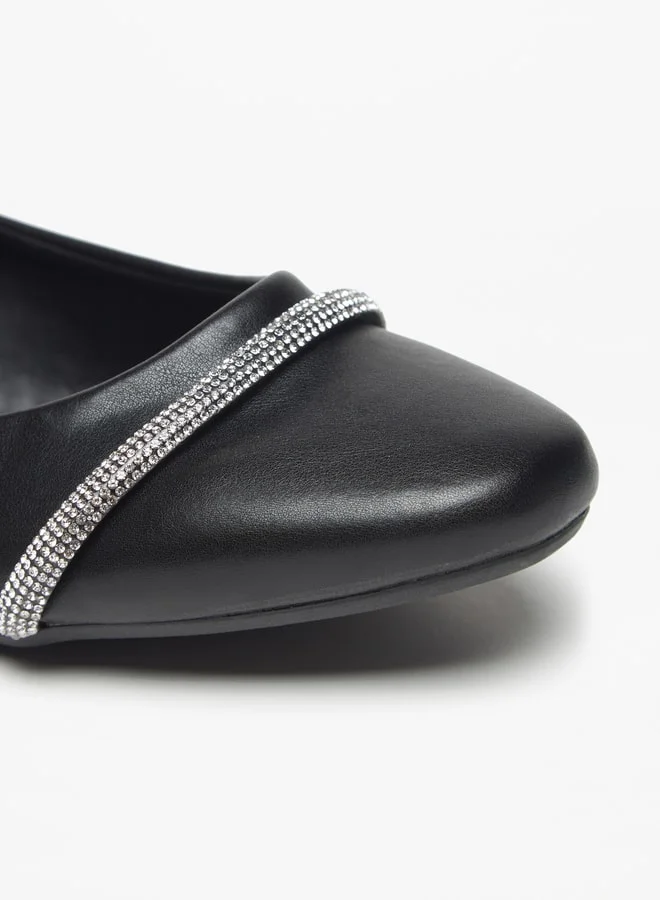 Flora Bella Women's Embellished Slip-On Round Toe Ballerina Shoes