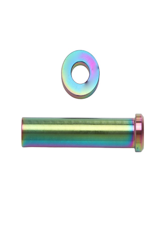 ريسك صواميل تثبيت مشبك الدراجة من سبائك التيتانيوم، صواميل محور فرامل الدراجة مع غسالة للدراجات الجبلية والطرق، 40 مم، ألوان متنوعة - Image 4