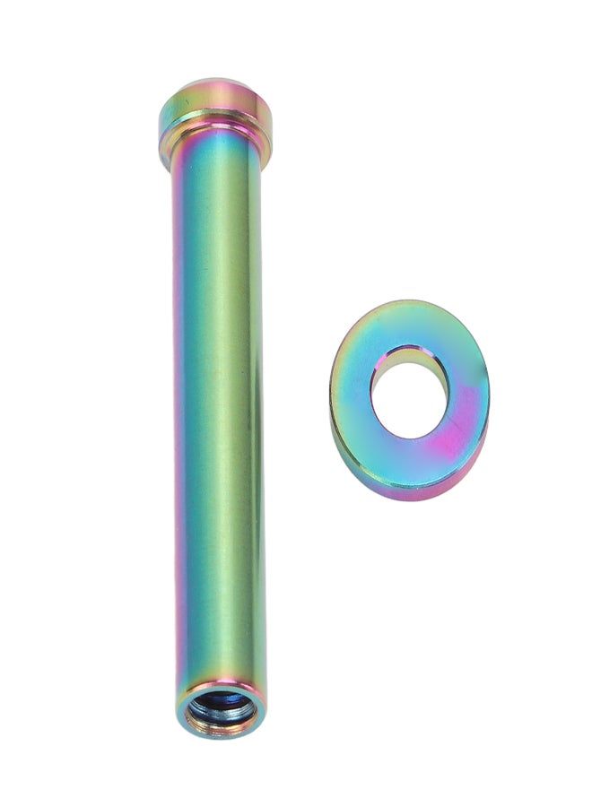 ريسك صواميل تثبيت مشبك الدراجة من سبائك التيتانيوم، صواميل محور فرامل الدراجة مع غسالة للدراجات الجبلية والطرق، 40 مم، ألوان متنوعة - Image 3