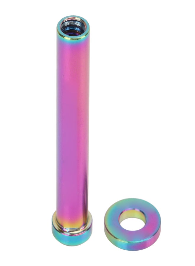 ريسك صواميل تثبيت مشبك الدراجة من سبائك التيتانيوم، صواميل محور فرامل الدراجة مع غسالة للدراجات الجبلية والطرق، 40 مم، ألوان متنوعة - Image 1