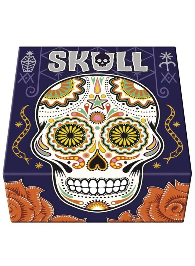 Bluejw Flower Skull-Skull King All-English Family Friends Gathering Splicing Table Game Card Game - Image 2