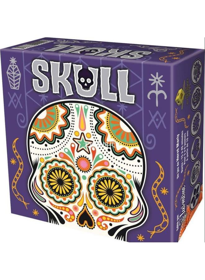 Bluejw Flower Skull-Skull King All-English Family Friends Gathering Splicing Table Game Card Game - Image 3