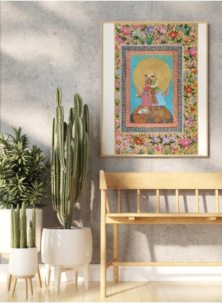 Emperor Jahangir Embracing Shah Abbas (Traditional Persian Miniature Painting by Abul Hasan) High resolution giclée art print, also available framed - pzsku/Z7F14AAECEB6F9E7F84D0Z/45/_/1697185678/aadd266e-3e93-41df-95a1-147c868259a0