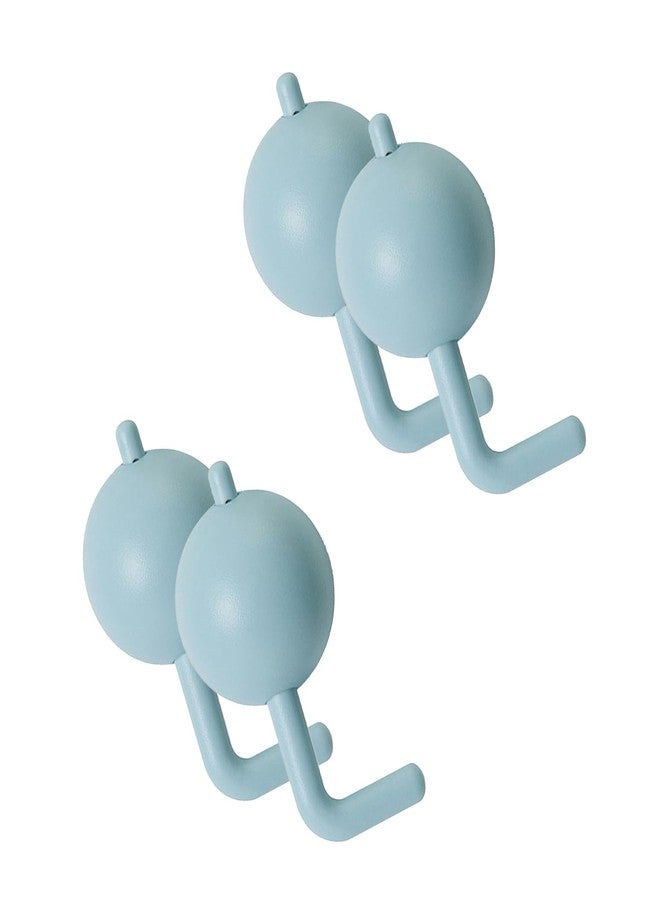 KIPSOME Multipurpose Baby Safety Locks - Childproof Latches for Drawers, Cabinet, Fridge, Toilet, and Appliances - No Drill, Easy to Install Adhesive Locks (Blue, Pack of 4) - Image 1