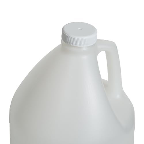 FastRack 1Pack 1 Gallon Water Bottle Round Plastic Jug Container with Lid White Food Grade Gallon Water Jug BPAFree LeakProof Pitcher with Lid Fermentation Brewing Storage More - Image 3