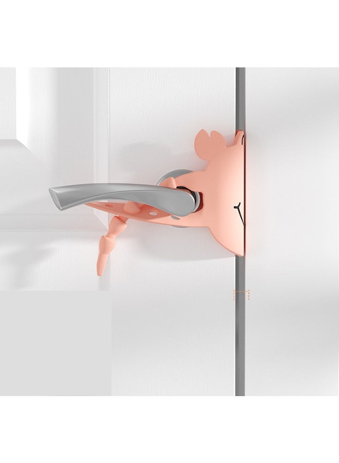 Door Slam Stopper, 4 Pack Silencer Closer Cushion Silicone Door Stopper Decorative Reduce Noise for Light Sleepers with Flexible Adjustbale - Image 5