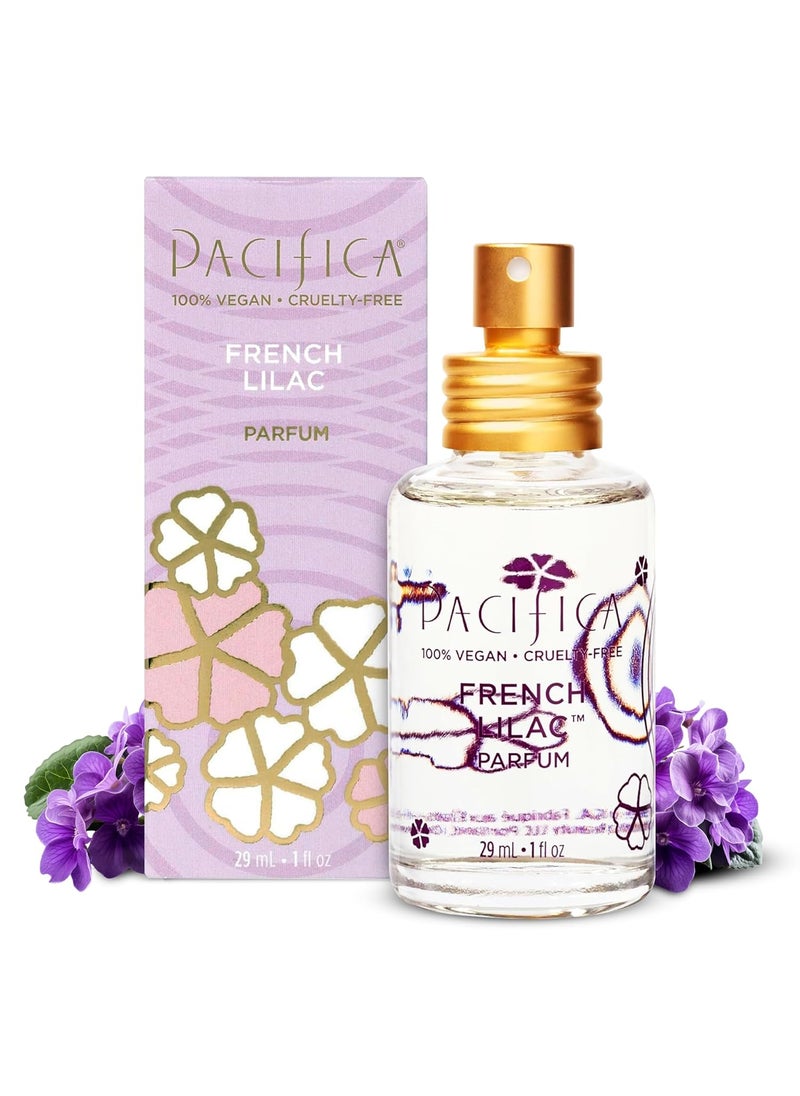 Pacifica Pacifica Beauty French Lilac Clean Fragrance Spray Perfume Floral Scent Vegan  Cruelty Free PhthalateFree ParabenFree Package May Vary 