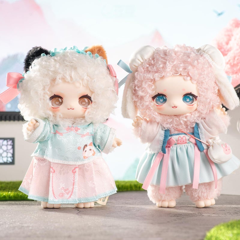 CALEMBOU Plush Doll Blind Box, Nagi Mountain and River Romance Series Mystery Blind Figure, Kawaii 1 of 6 Possible Collectibe Vinyl Plush Toys Birthday Gifts (Mountain and River Romance Series) - Image 2
