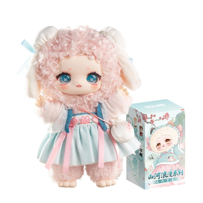 CALEMBOU Plush Doll Blind Box, Nagi Mountain and River Romance Series Mystery Blind Figure, Kawaii 1 of 6 Possible Collectibe Vinyl Plush Toys Birthday Gifts (Mountain and River Romance Series) - Image 1