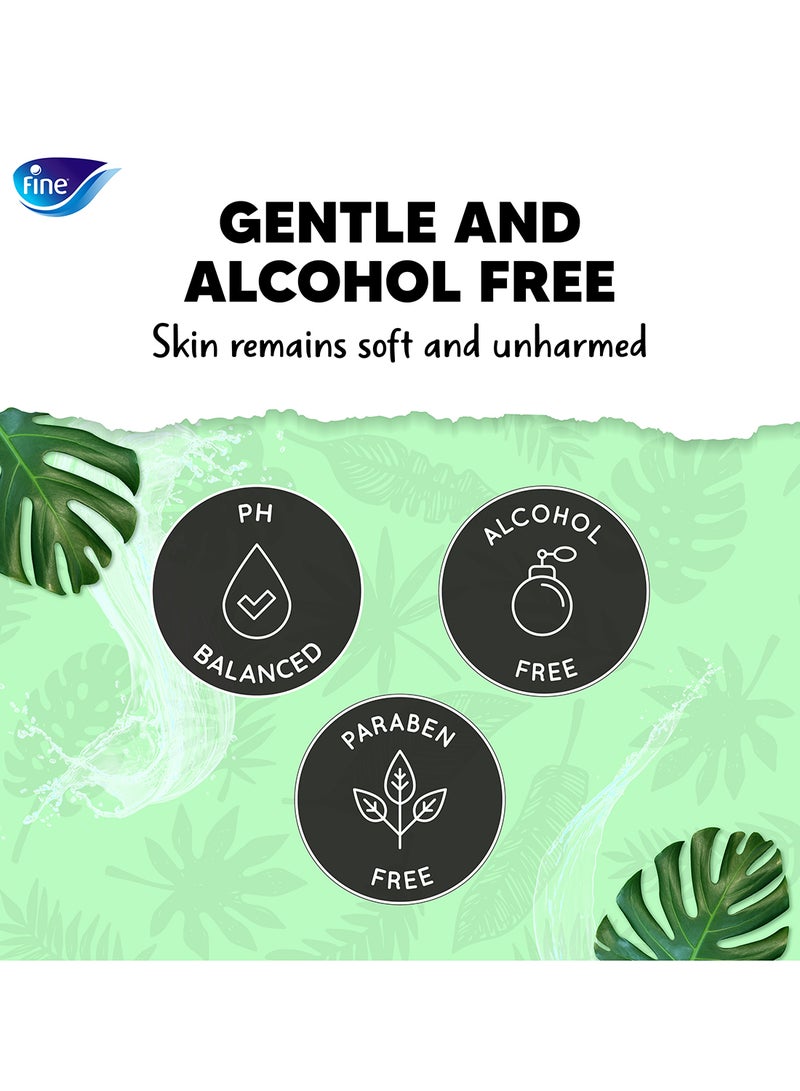 Fine Wet Wipes 20 Sheets Tropical Pack of 1 - Image 5