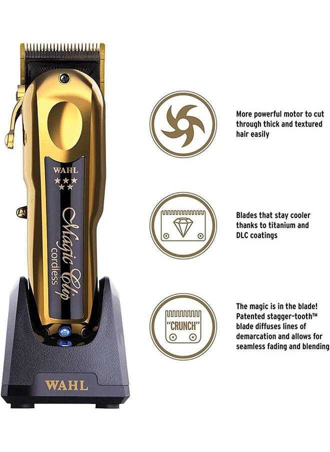 WAHL Wahl Hair Clipper Star Series Interleaved Tooth Blades Magic Comb - Gold  - Image 3