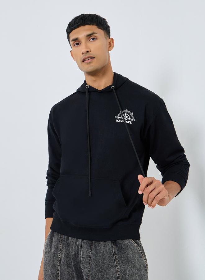 Styli Eco-Earth Relaxed Fit Graphic Print Hoodie - Image 3