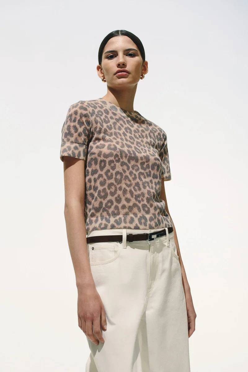 H&M Fine-knit T-shirt