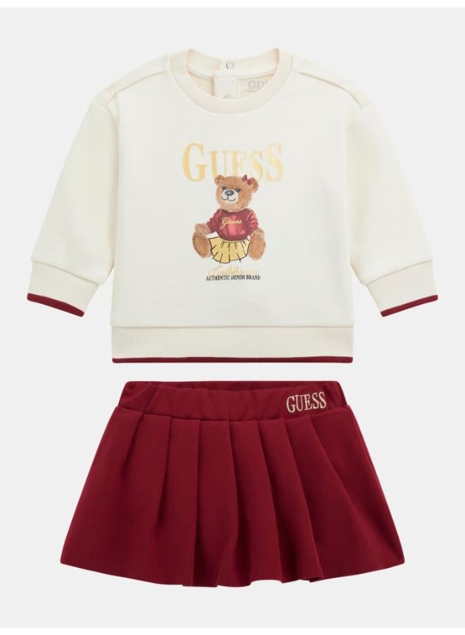 GUESS Kids Sweatshirt and Skirt Shirt Set - Image 1