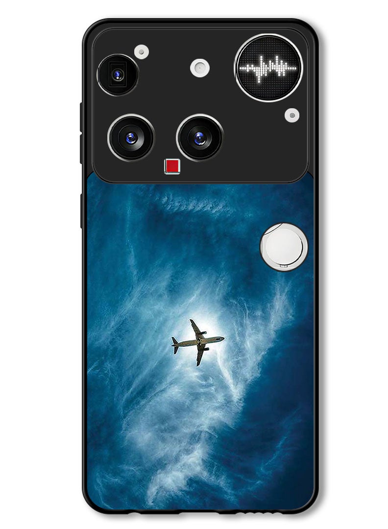 Theodor Case Compatible with Nothing Phone (3) 6.67 Inch Protection Shockproof Bumper Cover Plane In The Sky - Image 1