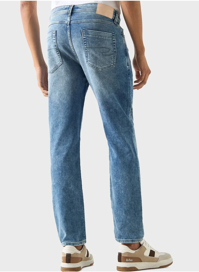 لي كوبر Mid Wash Slim Fit Jeans