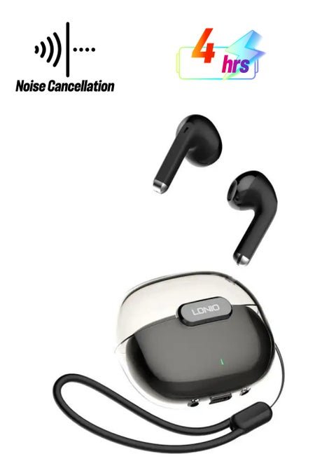 TWS Bluetooth 5.0 In-Ear Earbuds With Charging Case Black